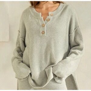 Free People Hailee Sweater Green Size Small